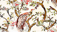 Chinoiserie style inspired peacock bird and tree branches as a SCÜPskin™ Deco-Sleeve for the PÜP SCÜP™ litter scoop caddy.
