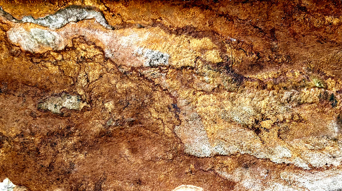 Cool abstract design image of granite stone as a SCÜPskin™ Deco-Sleeve for the patented PÜP SCÜP™ litter scoop caddy.