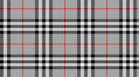 Classic grey, black, white, and red plaid SCÜPskin™ Deco-Sleeve for a stylish, preppy PÜP SCÜP™ pet litter scoop caddy.
